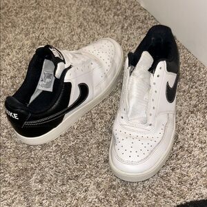 Nike Black and White Athletic Shoes